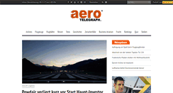 Desktop Screenshot of aerotelegraph.com