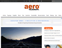 Tablet Screenshot of aerotelegraph.com